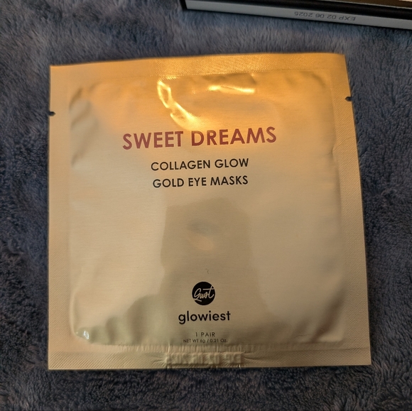 Sweet Dreams Collagen Glow Gold Eye Masks 5 pairs .21oz x5 6g - Picture 3 of 4
